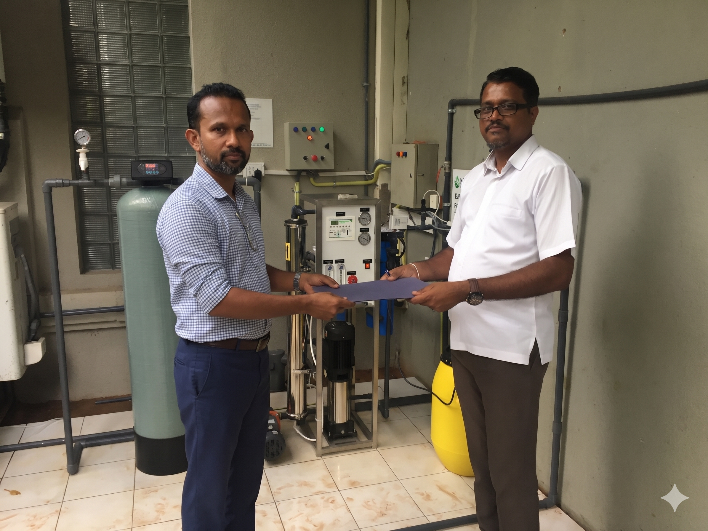 Aliya Resort - RO Treatment Plant